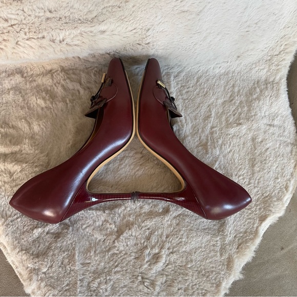 Salvatore Ferragamo Maroon Heels - Picture 8 of 12